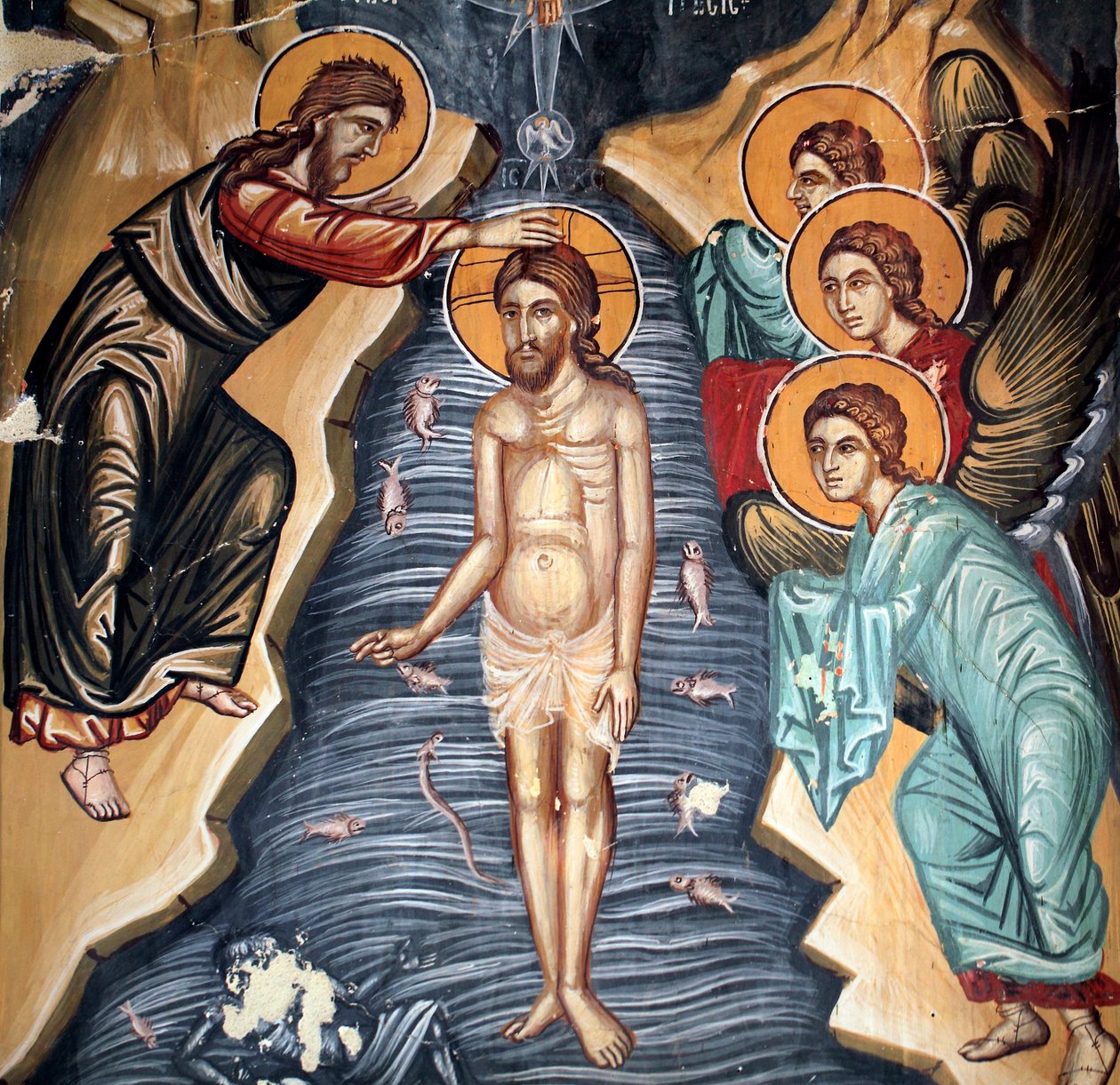 Affresco bizantino del XV secolo da Unbekannt Unbekannt