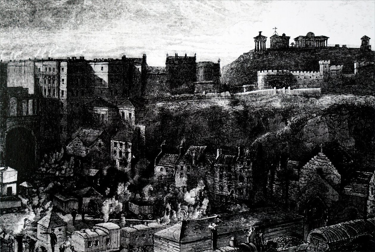 Una vista di Edimburgo da Unbekannt