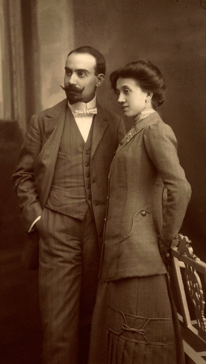 Alfredo Trombetta e sua moglie da Unbekannt