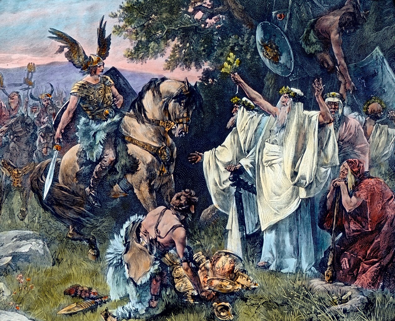 Armin tra i sacerdoti da Unbekannter Künstler
