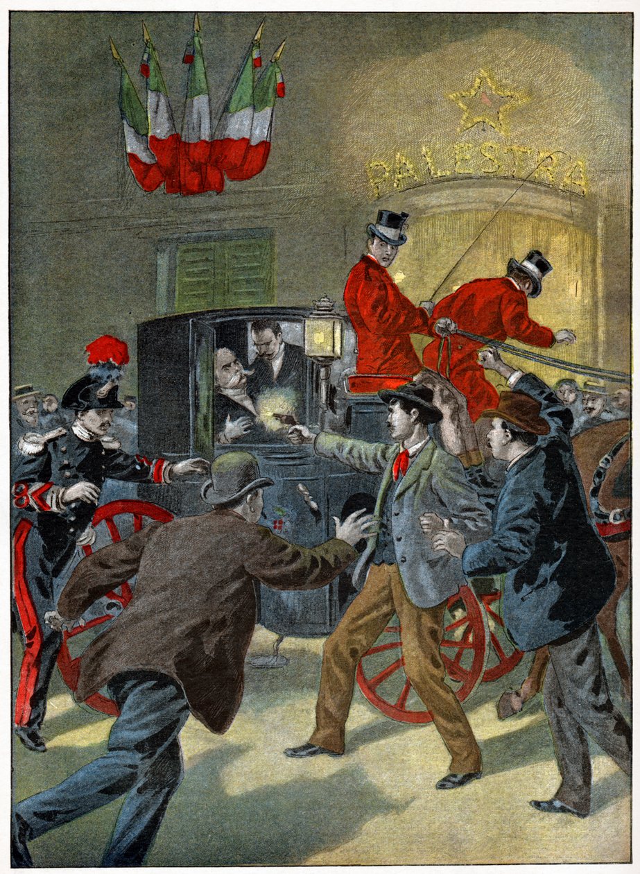 Assassinio di Umberto I da Unbekannter Künstler