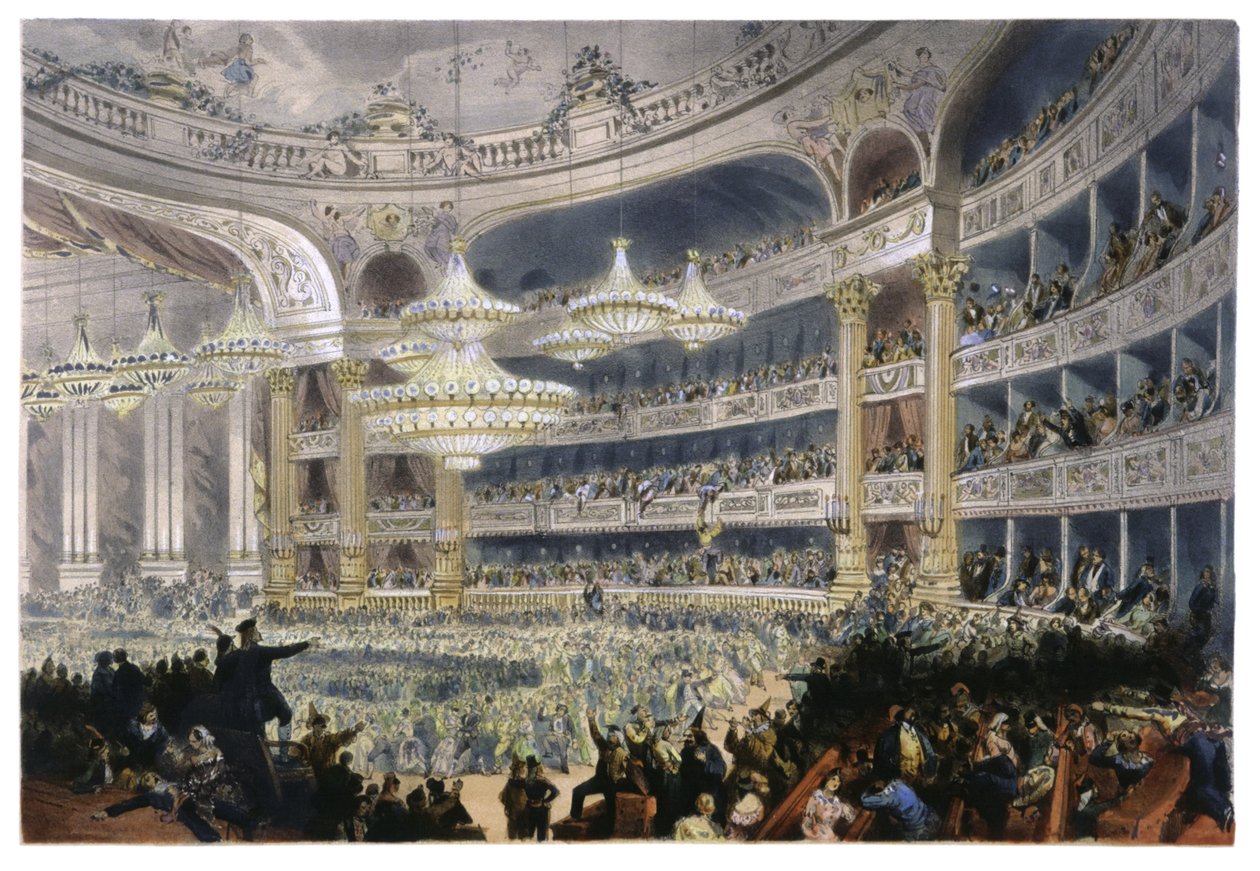 Ballo a Parigi, c.1870 da Unbekannter Künstler