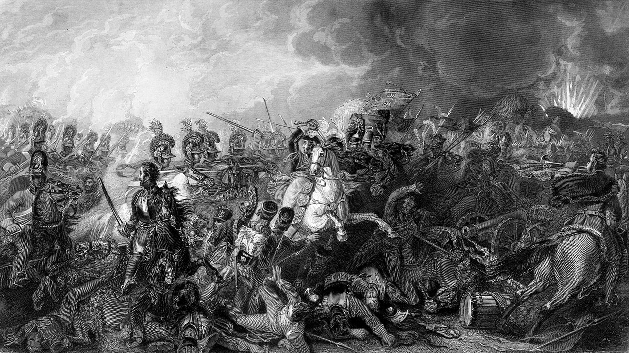 Battaglia di Waterloo da Unbekannter Künstler