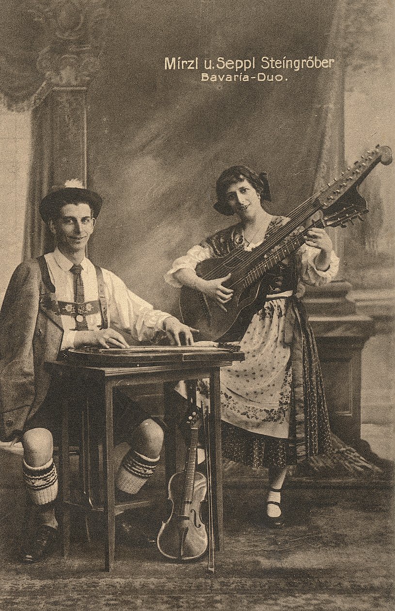 Bavaria-Duo, Germania, c.1910 (cartolina) da Unbekannter Künstler