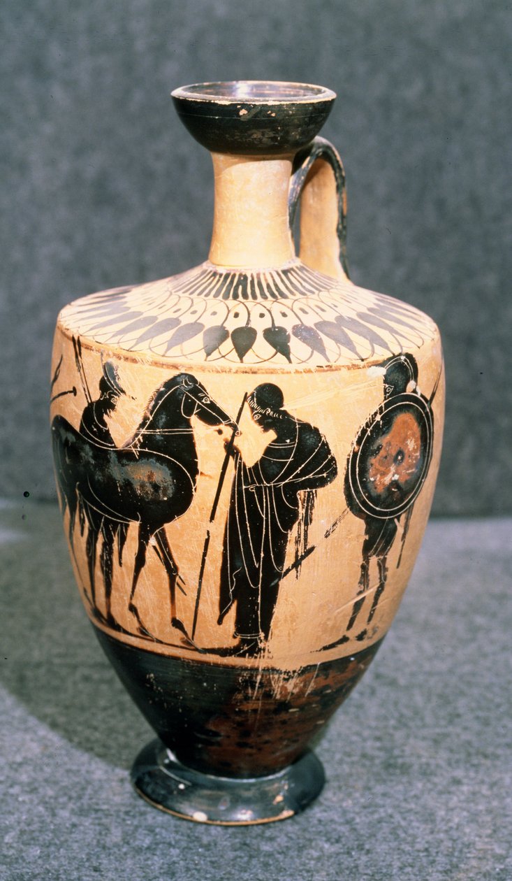 Vaso attico a figure nere, V secolo a.C. da Unbekannt