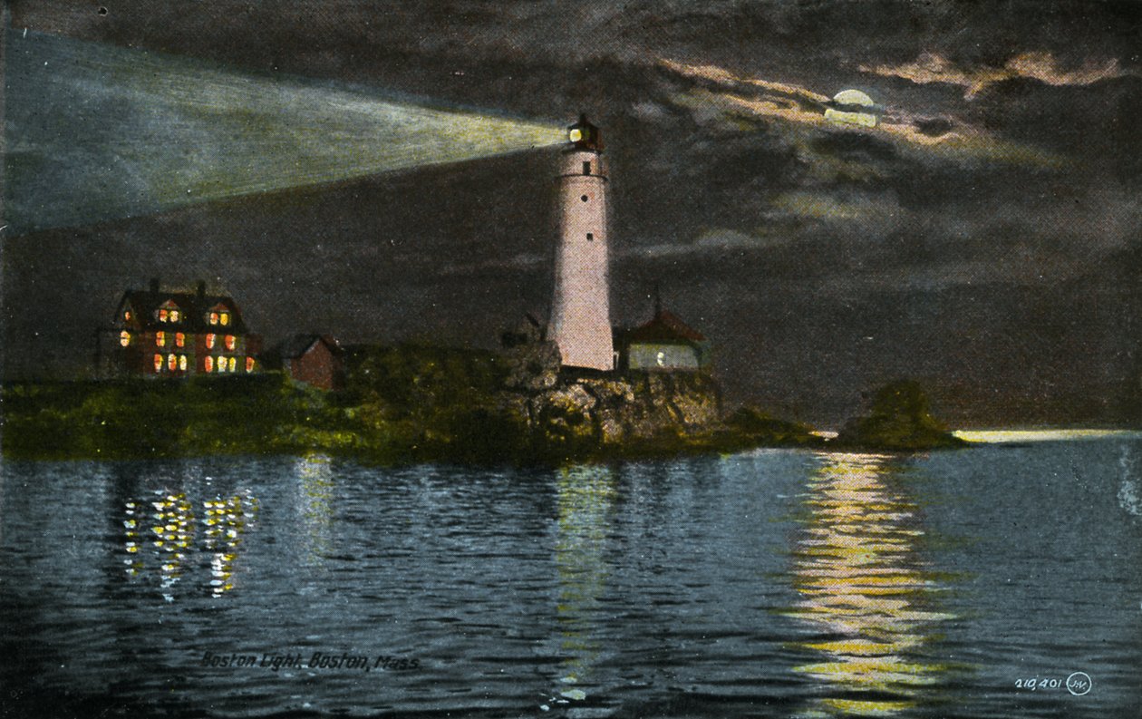 Boston: Faro di Boston da Unbekannter Künstler