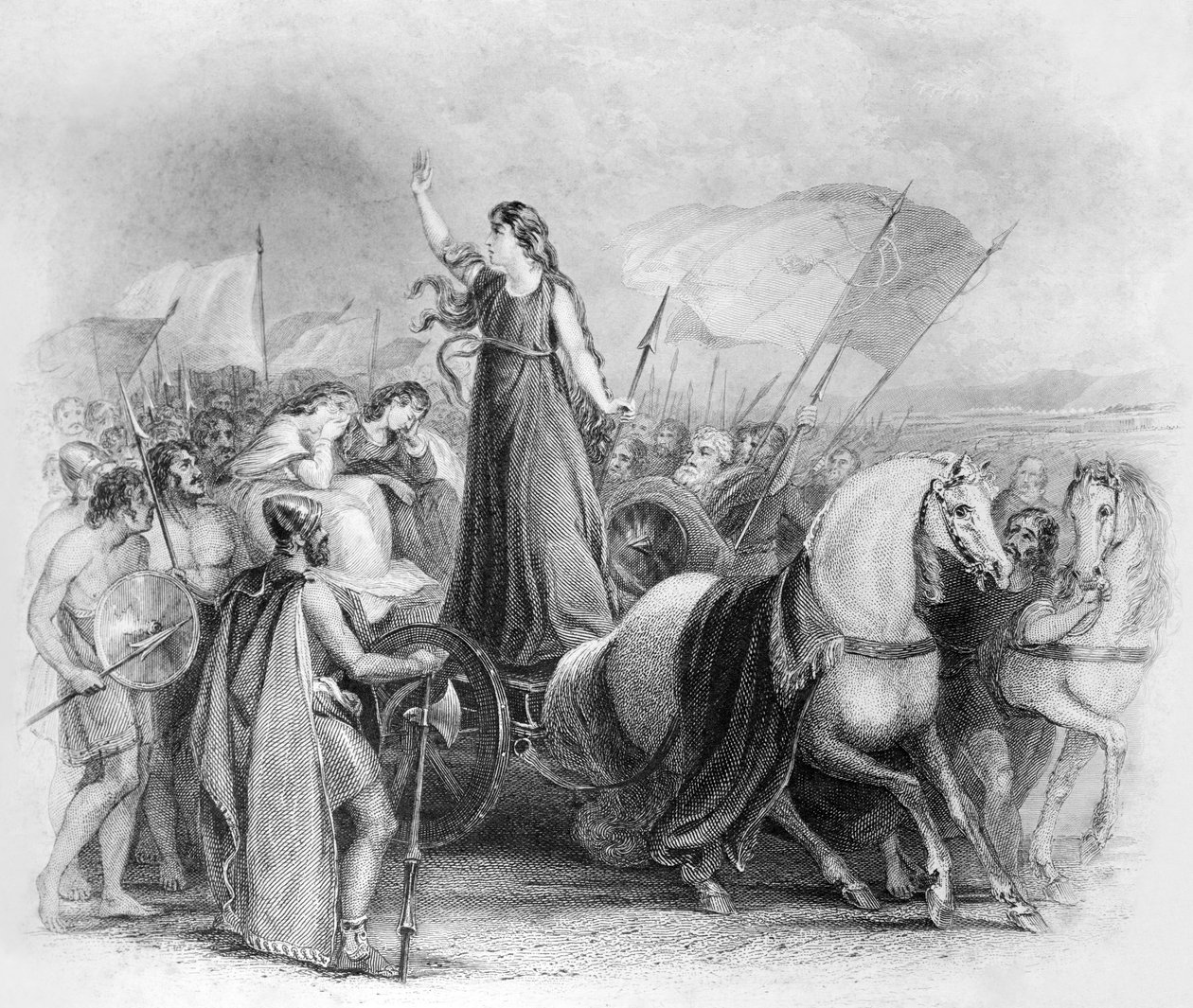 Boudica / Boadicea da Unbekannter Künstler