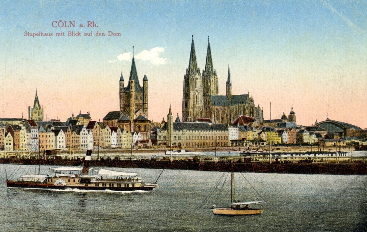 Colonia Germania inizio XX secolo (cartolina) da Unbekannter Künstler