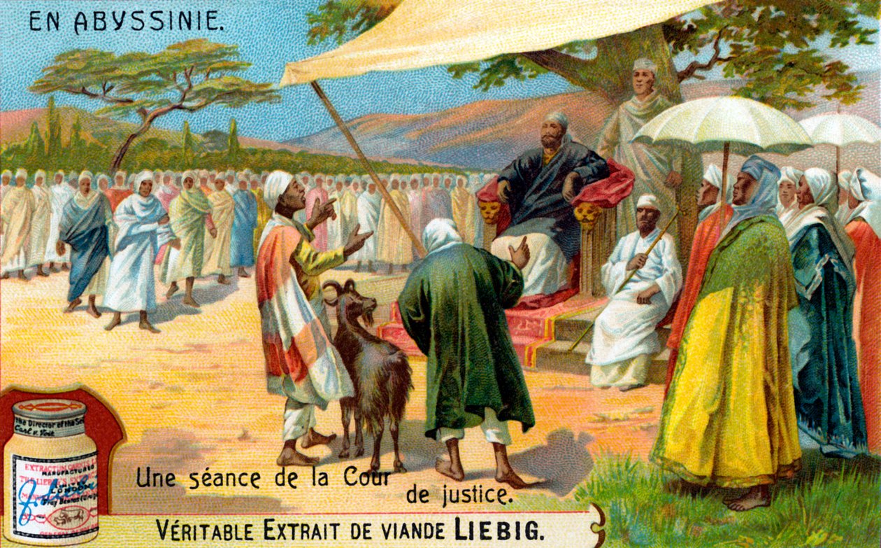 Processo in Etiopia - illustrazione da Unbekannter Künstler