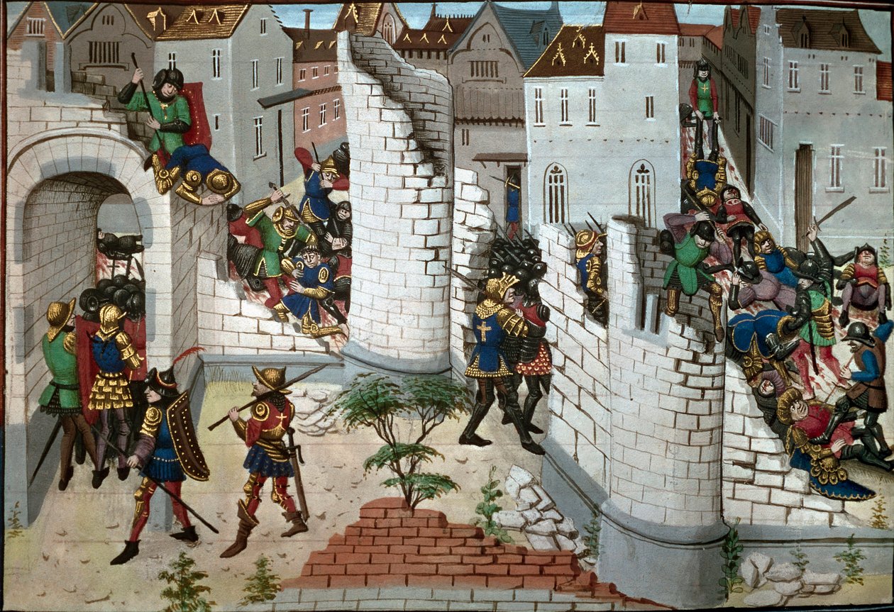 Crociera: la cattura di Gerusalemme (dettaglio) da Unbekannter Künstler