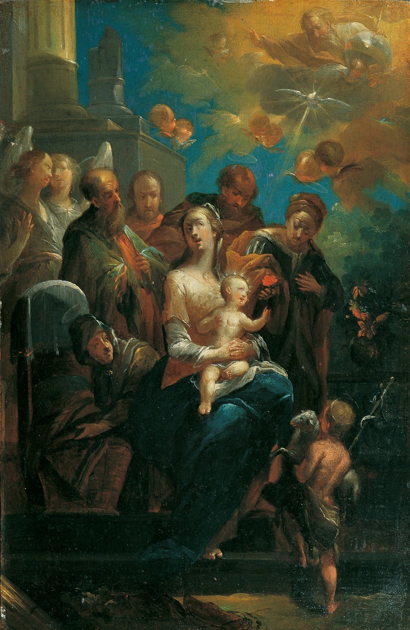 La Sacra Famiglia da Unbekannter Künstler