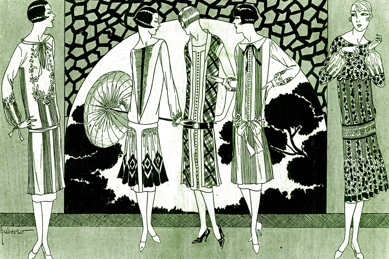 Moda: abiti di maggio 1925 da Unbekannter Künstler