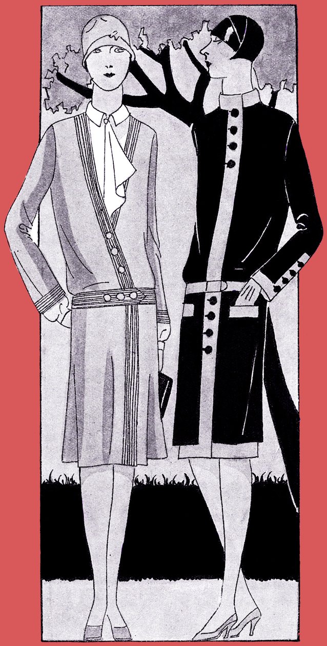 Moda: abiti nella primavera del 1928 da Unbekannter Künstler