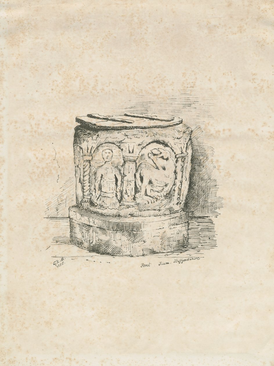 Fonte nella Chiesa di Ilam da Unbekannt