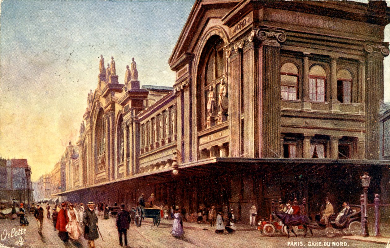 Gare du Nord, Parigi da Unbekannter Künstler