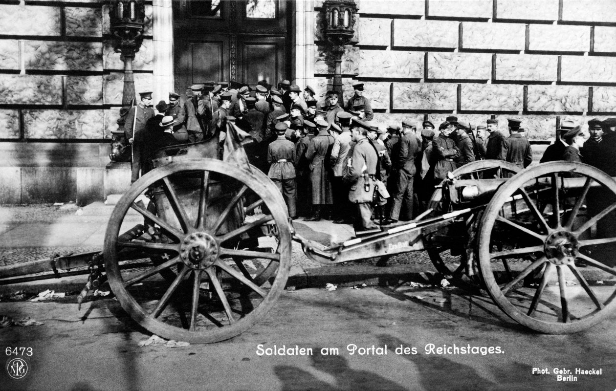 Rivoluzione tedesca (Rivoluzione di novembre) da Unbekannter Künstler