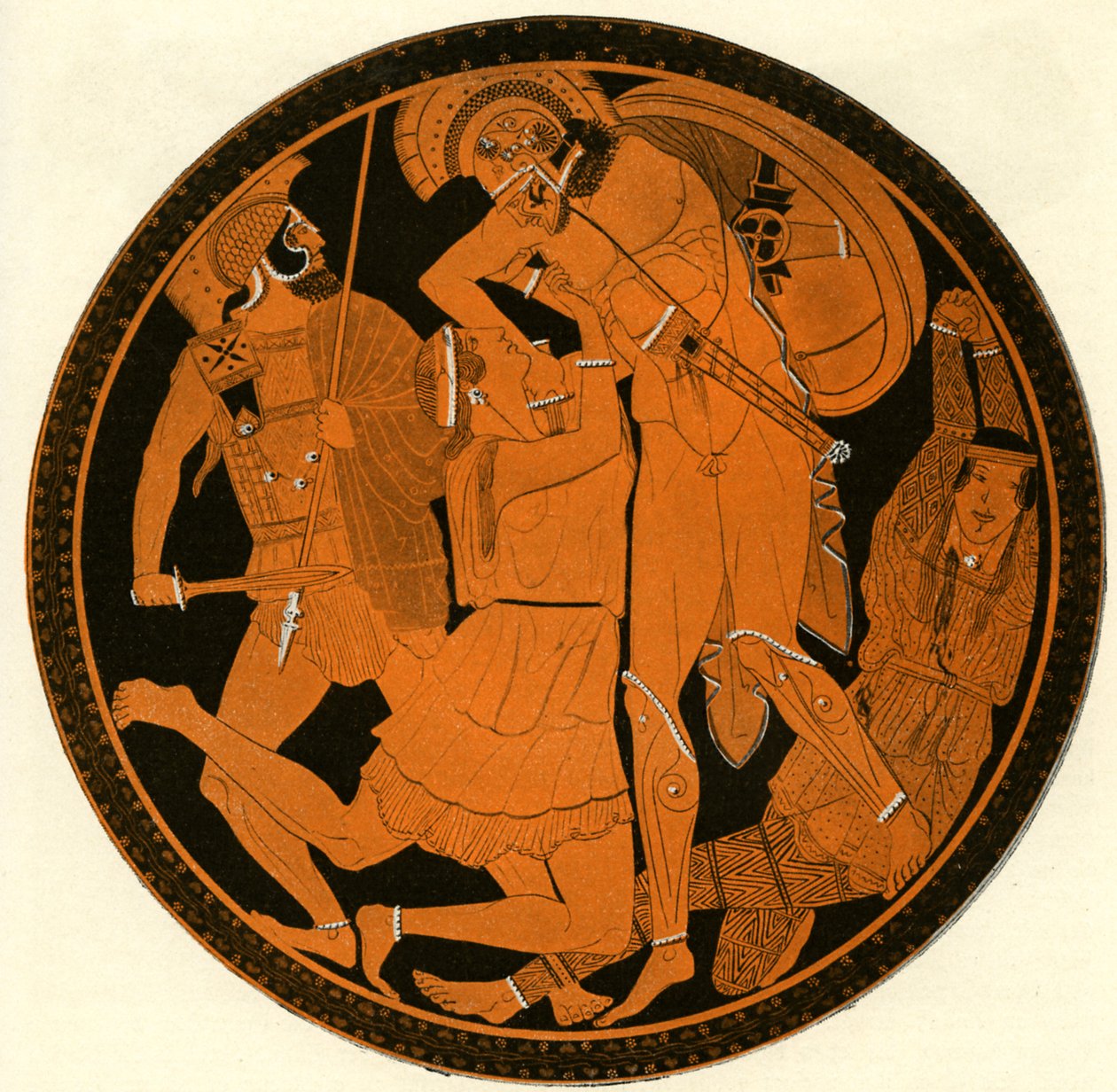 Vaso a figure rosse greco da Unbekannter Künstler