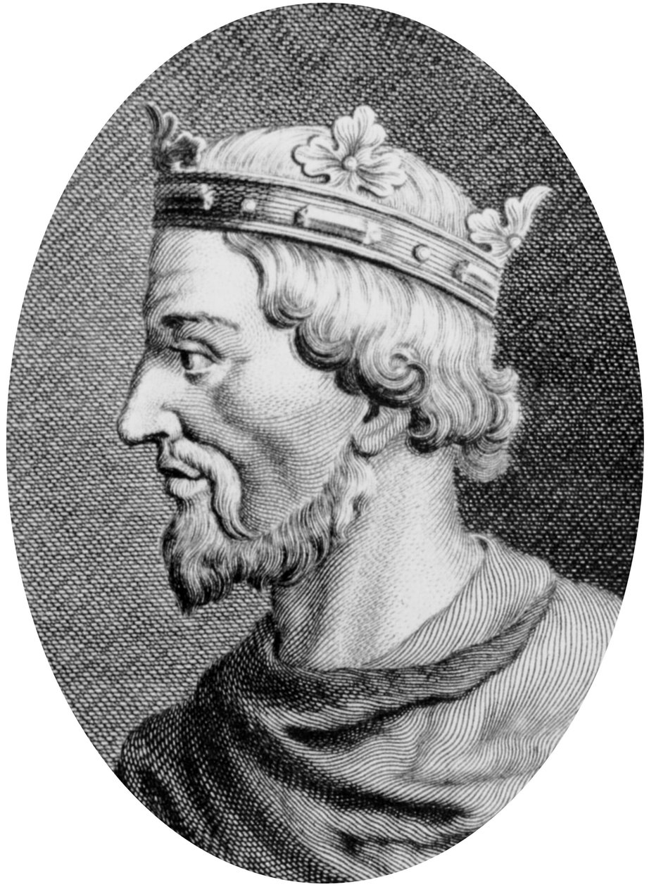 Enrico I Re di Francia (incisione) da Unbekannter Künstler