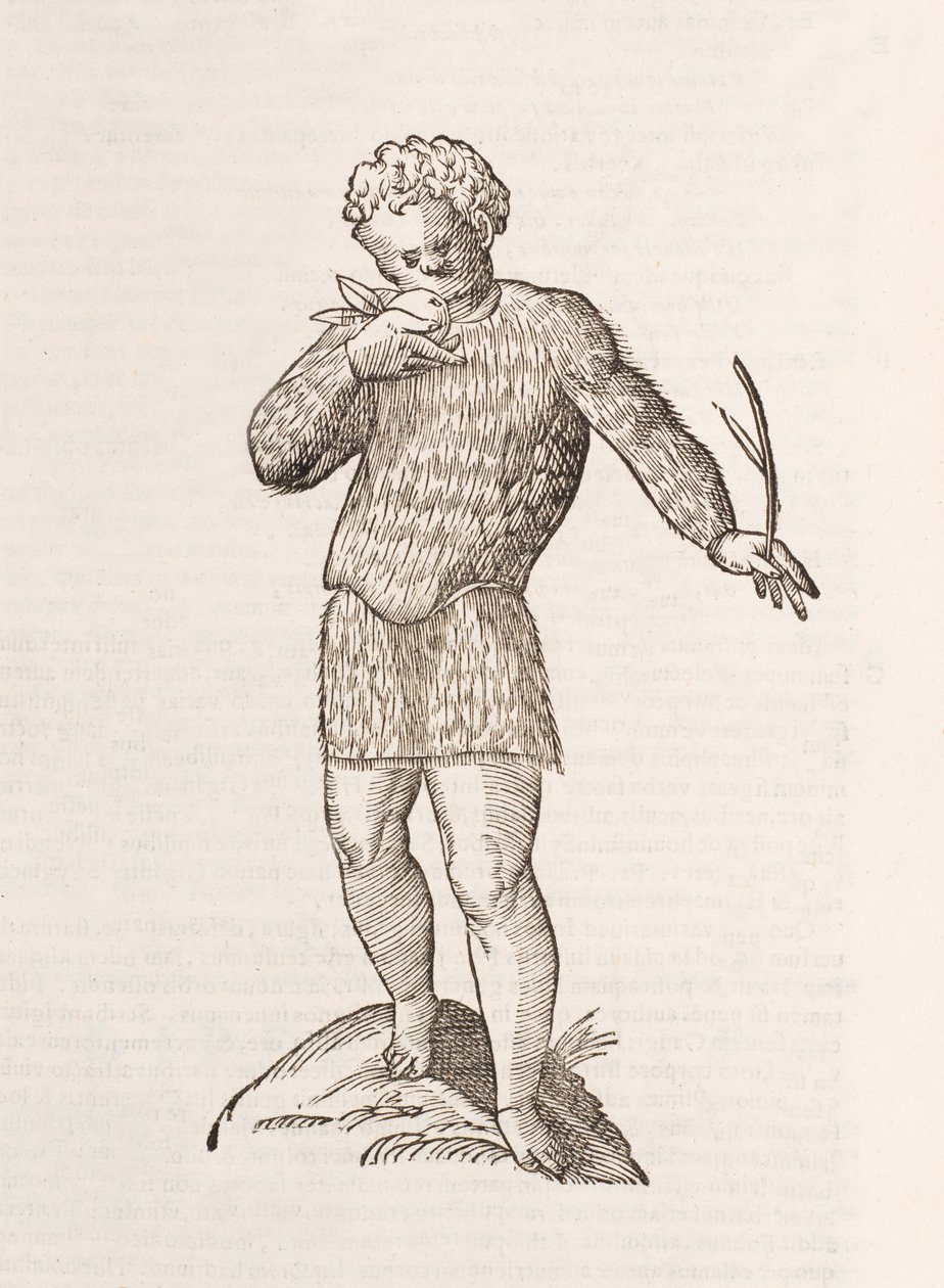 Illustrazione di un uomo da Unbekannt