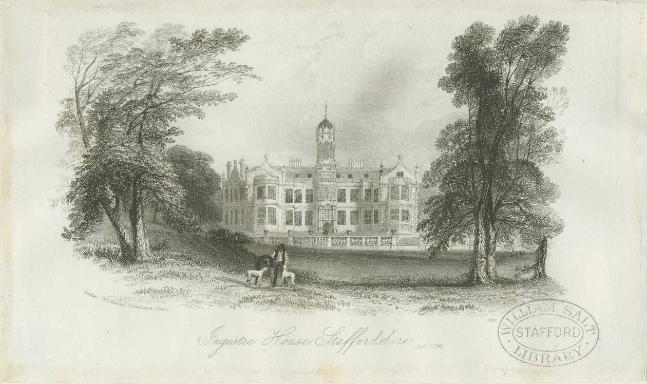 Ingestre Hall da Unbekannt