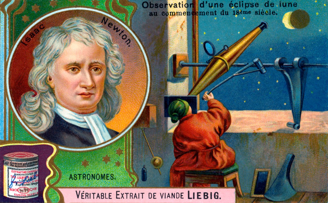 Isaac Newton da Unbekannter Künstler