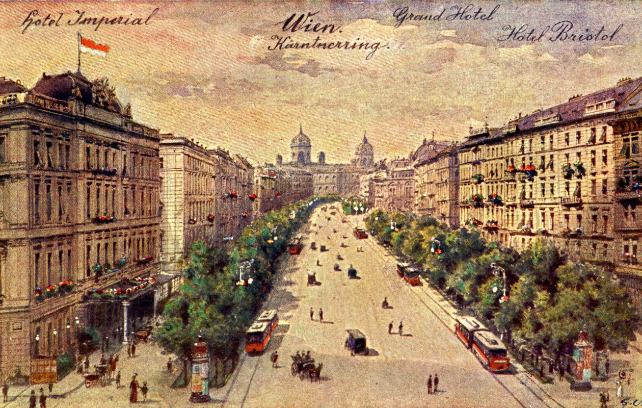 Kärntner Ring, Vienna, Austria da Unbekannter Künstler