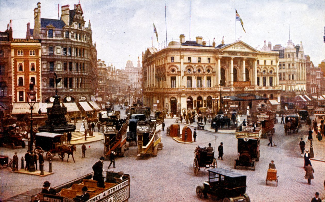 Londra - Piccadilly Circus, primi anni del 1900 da Unbekannter Künstler
