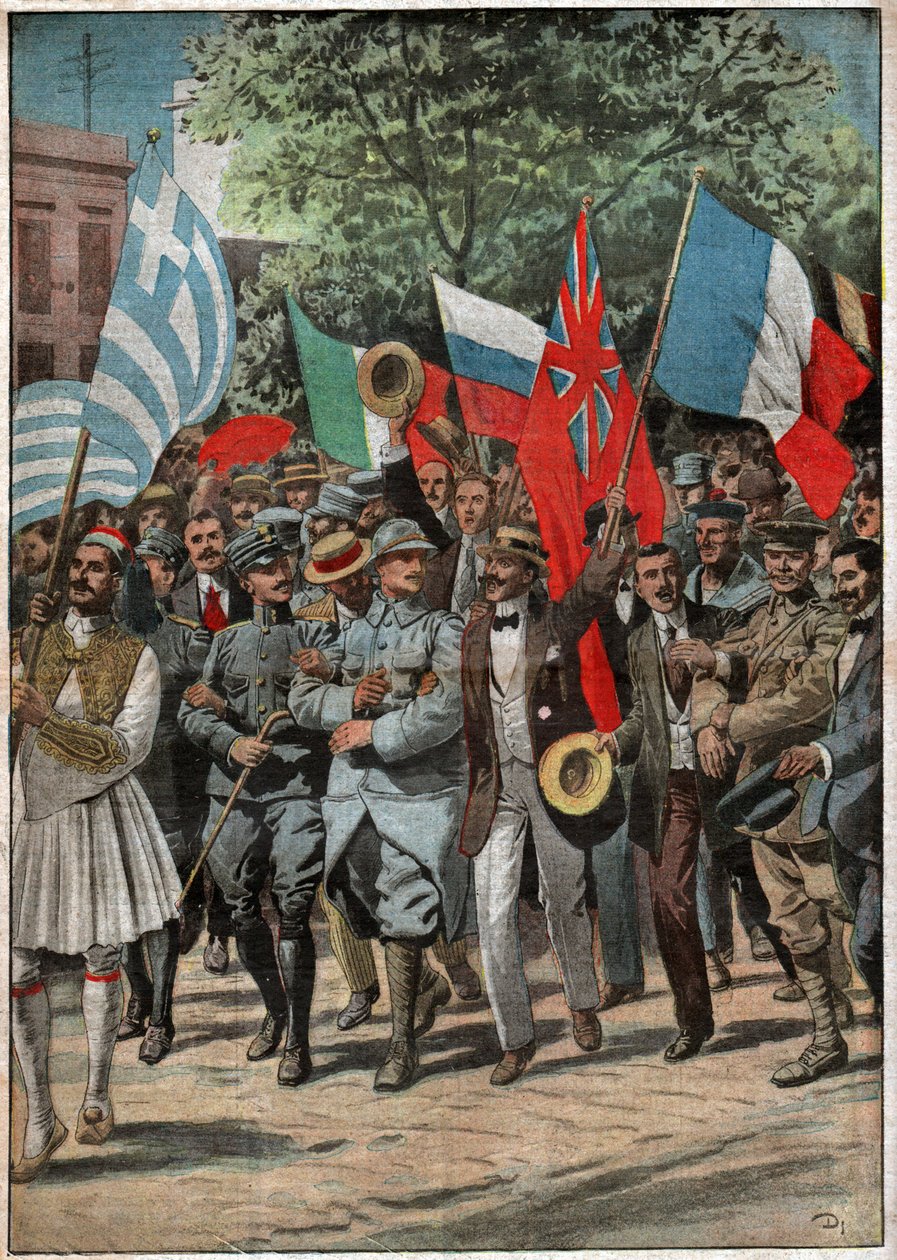 Manifestazione a Salonicco da Nicolas Liez