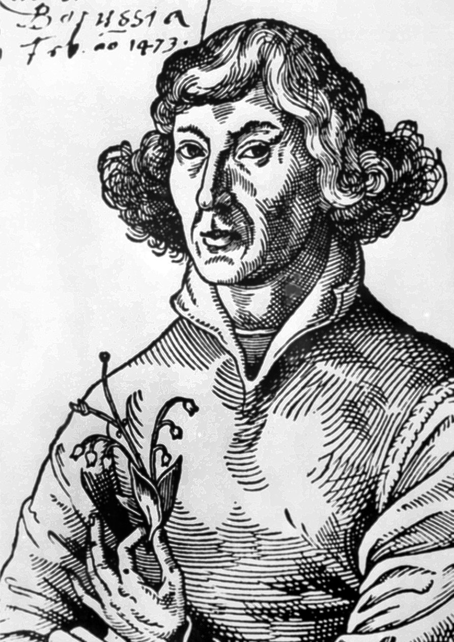 Niccolò Copernico (1473-1543) astronomo polacco (incisione) da Unbekannter Künstler