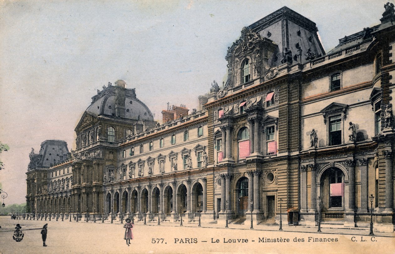 Parigi, Francia: Il Louvre, Ministero delle Finanze da Unbekannter Künstler