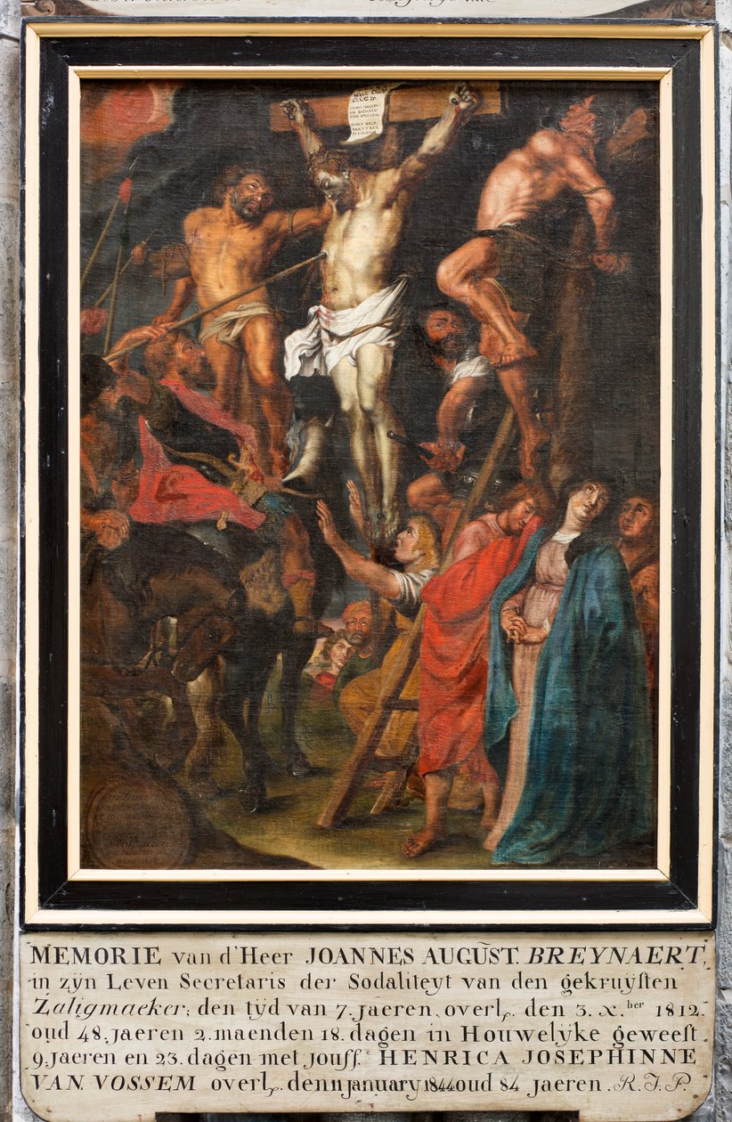 Chiesa parrocchiale (Parochiekerk Sint-Walburga). Dipinto. da Unbekannter Künstler