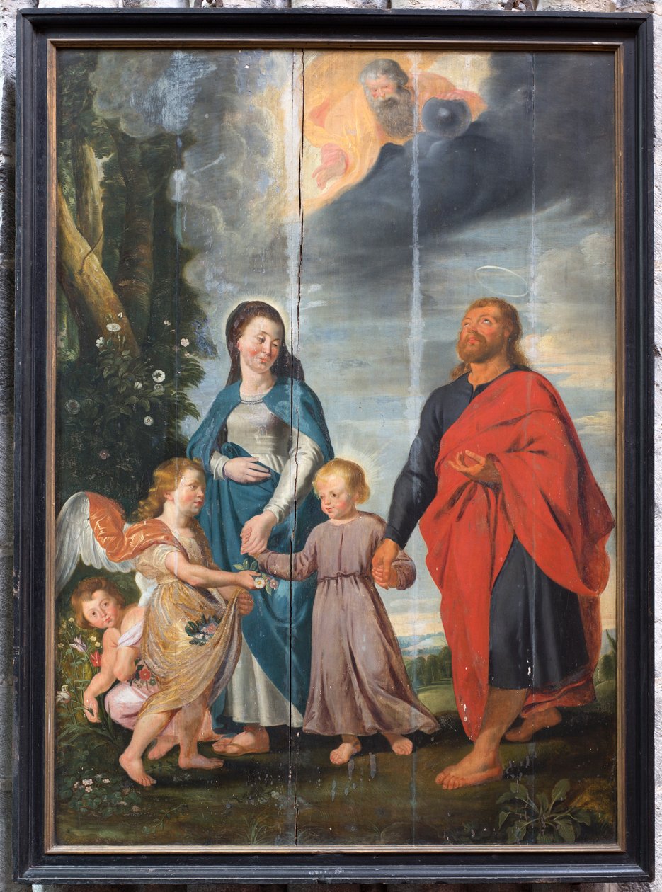 Chiesa parrocchiale (Parochiekerk Sint-Walburga). da Unbekannter Künstler