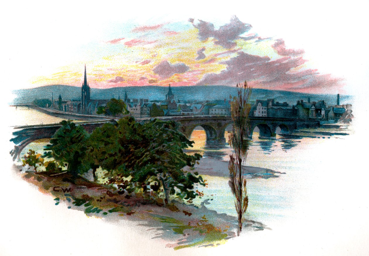 Perth da Bridge End da Unbekannter Künstler