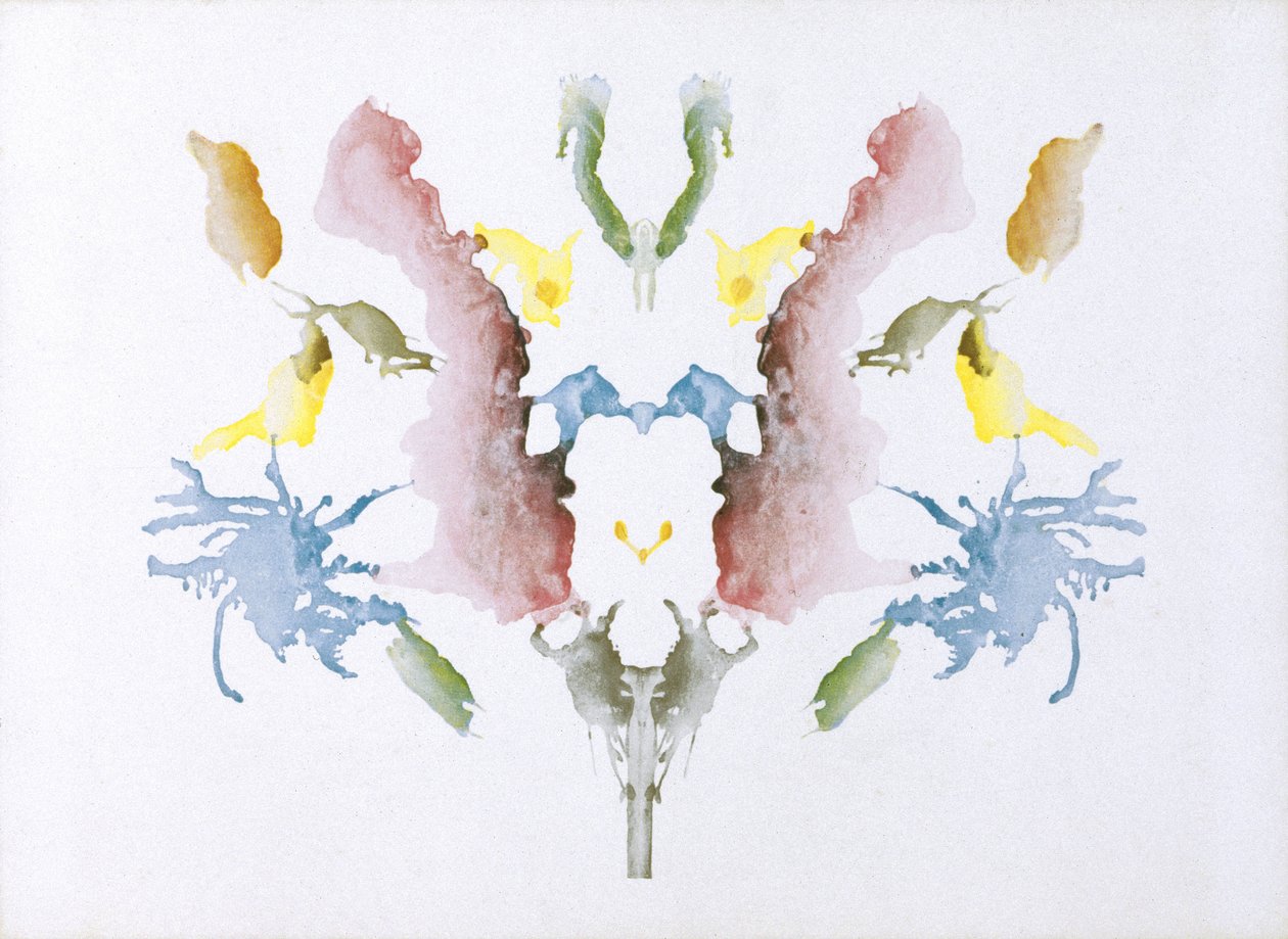 Test psicologici Test delle macchie di Rorschach da Unbekannt
