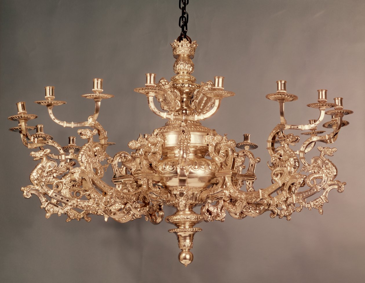 Lampadario Queen Anne, c.1704 da Unbekannt