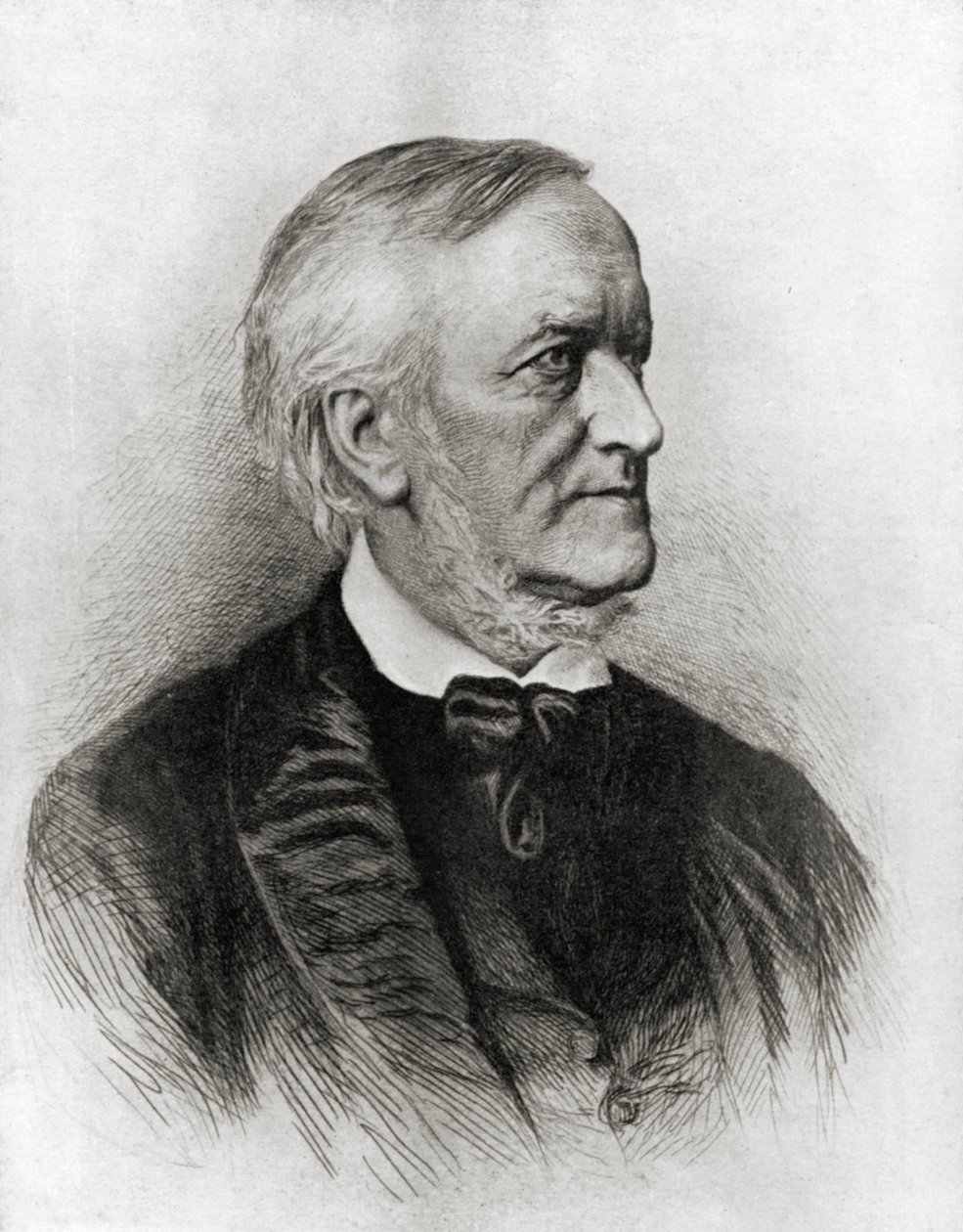 Richard Wagner - profilo da Unbekannt