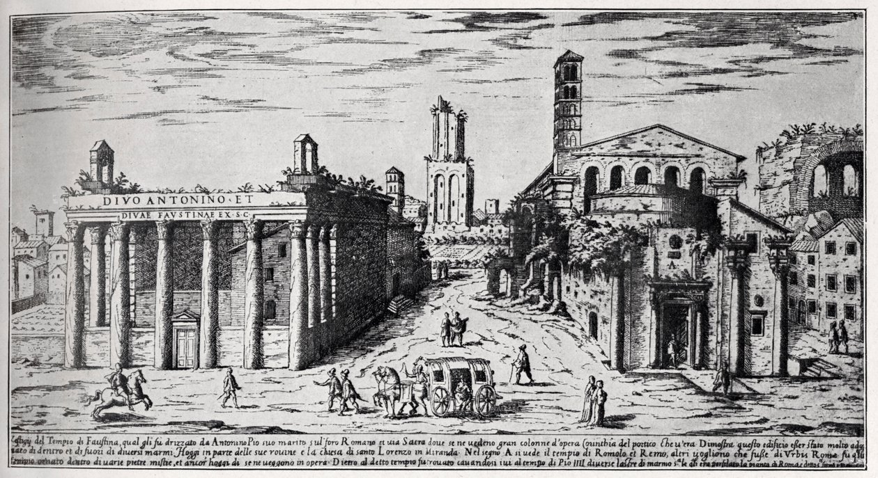 Foro Romano XVI secolo da Unbekannter Künstler