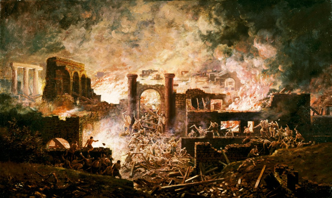 Scena di battaglia romana da Unbekannter Künstler