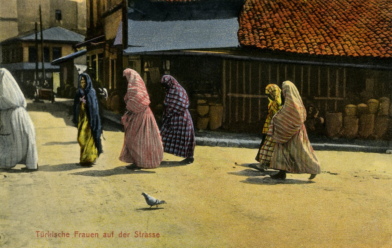 Sarajevo - donne turche velate da Unbekannter Künstler