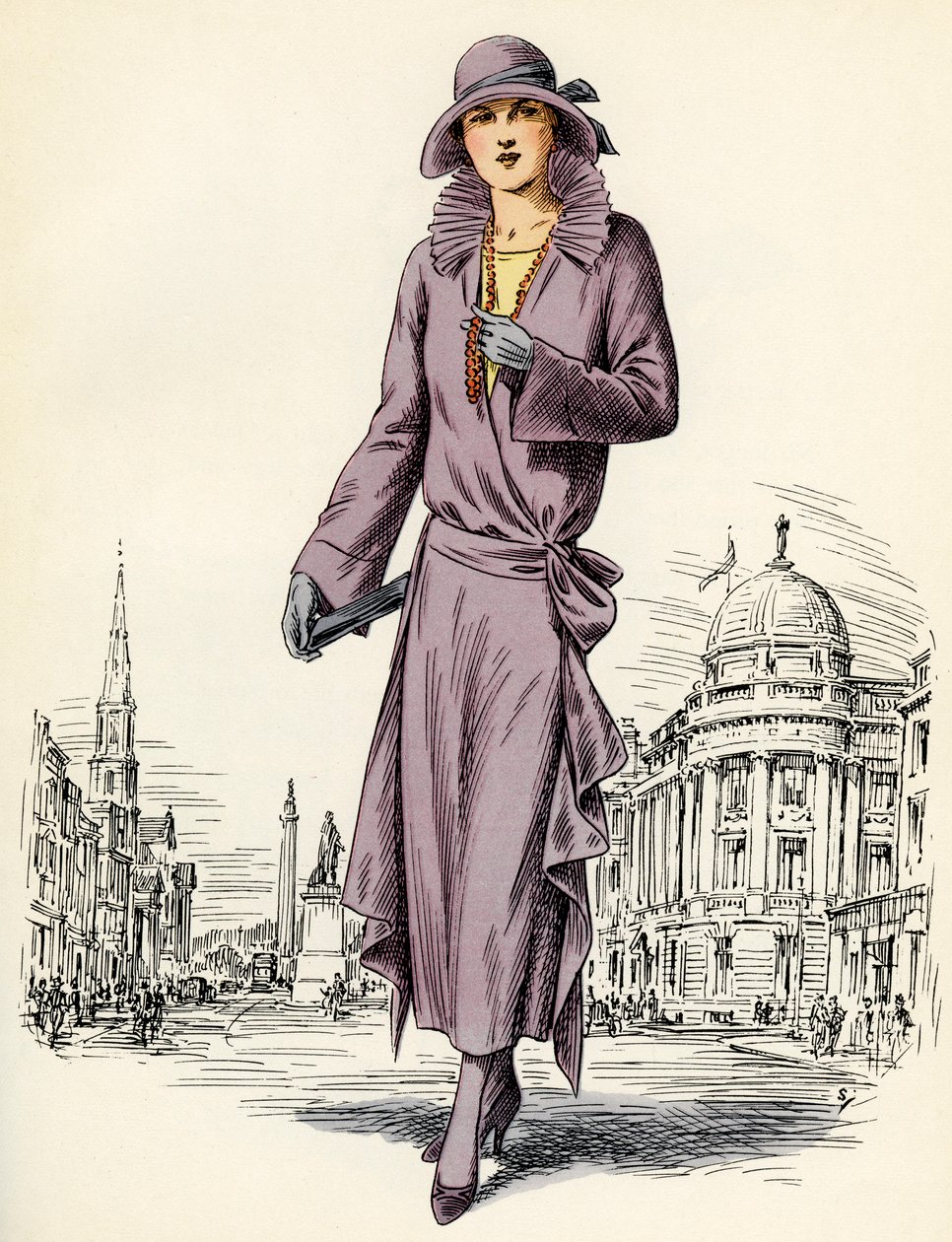 Moda femminile scozzese: 1922 da Unbekannter Künstler