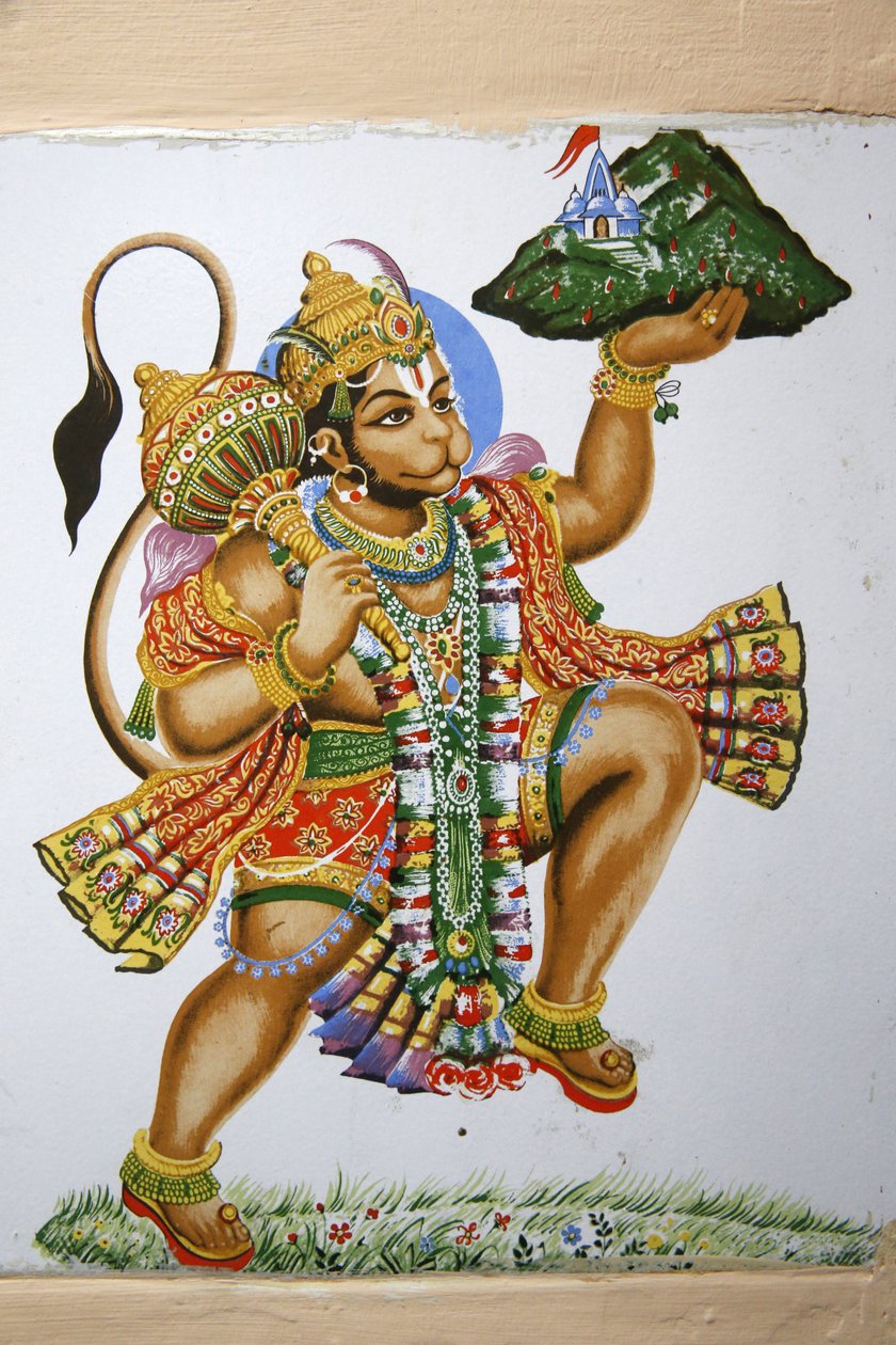 Tempio indù Shree, Leicester. Hanuman. Regno Unito da Unbekannt