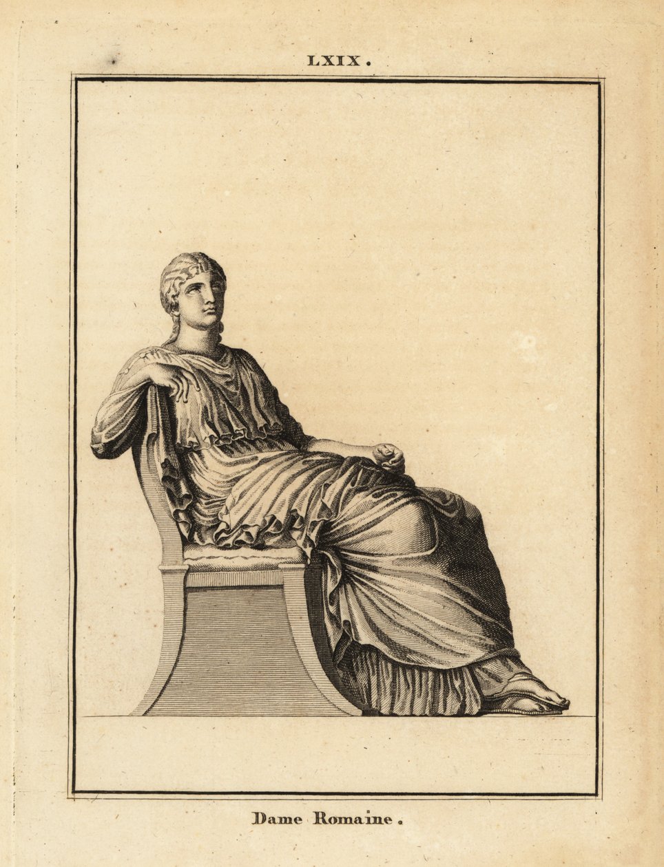 Statua di una donna romana da Unbekannt
