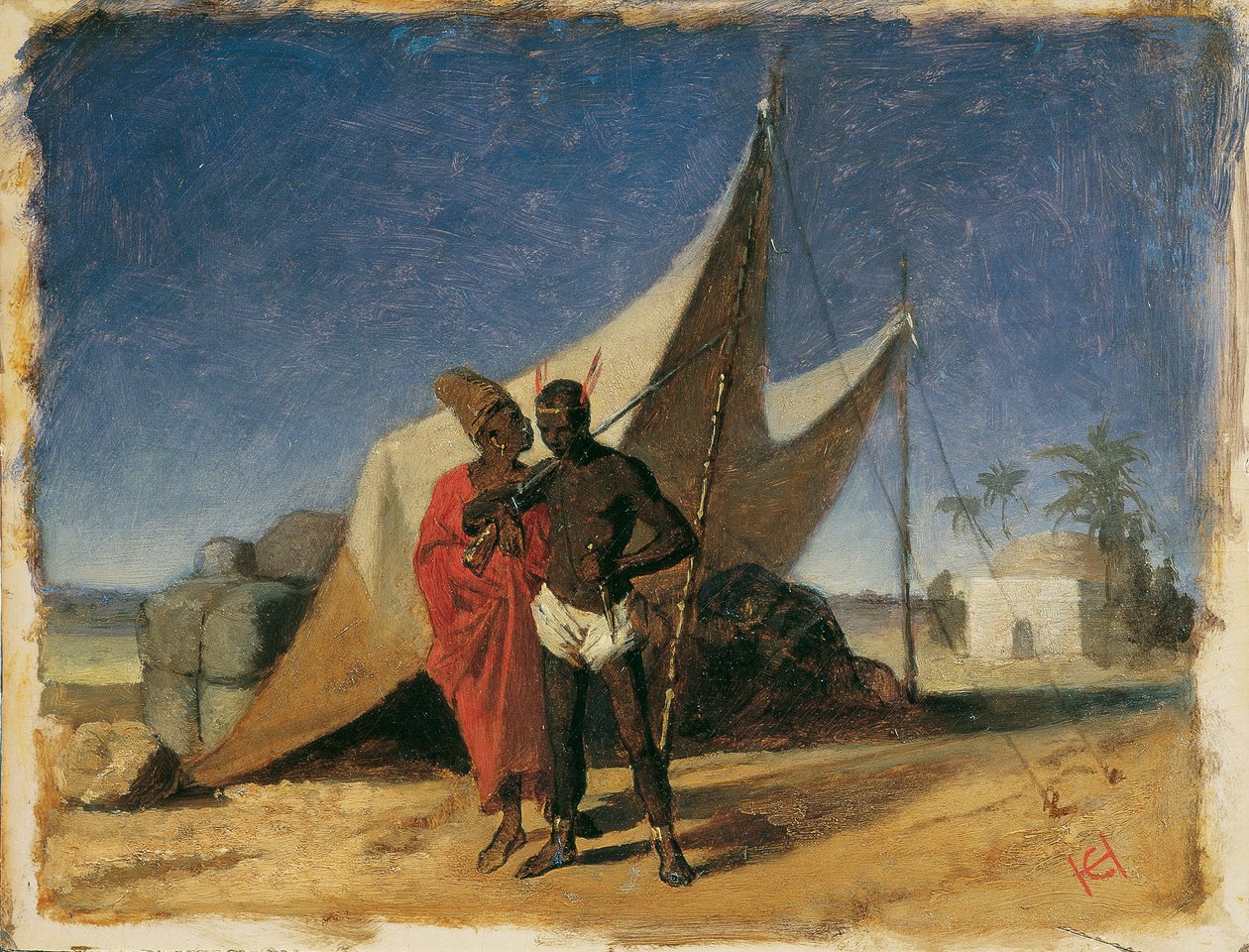 Scena in Nord Africa da Unbekannter Künstler