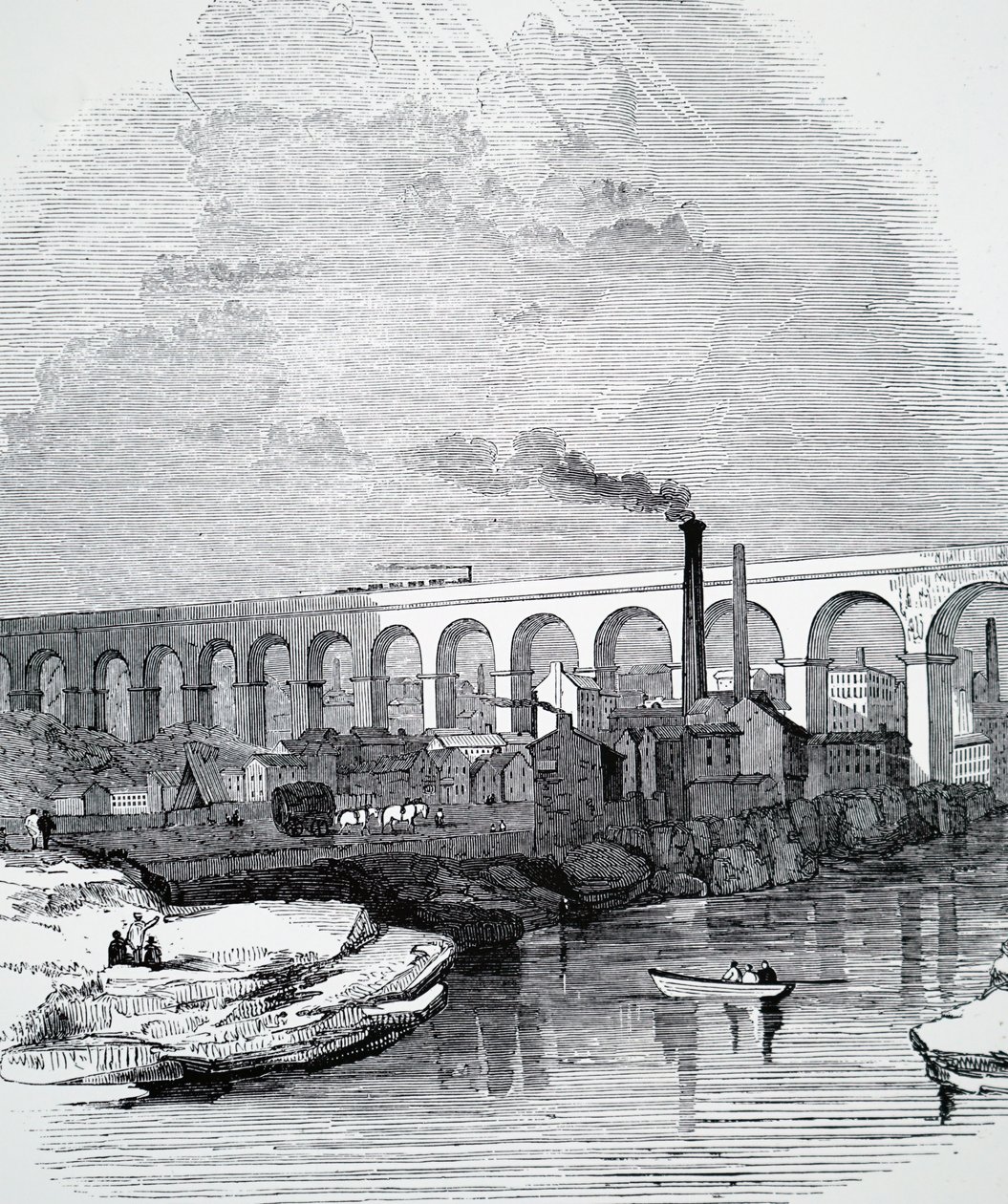 Il viadotto di Stockport da Unbekannt