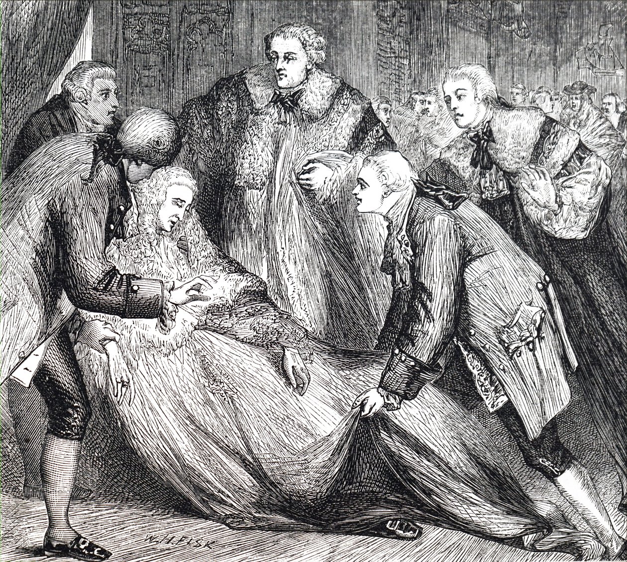 La morte di William Pitt da Unbekannt
