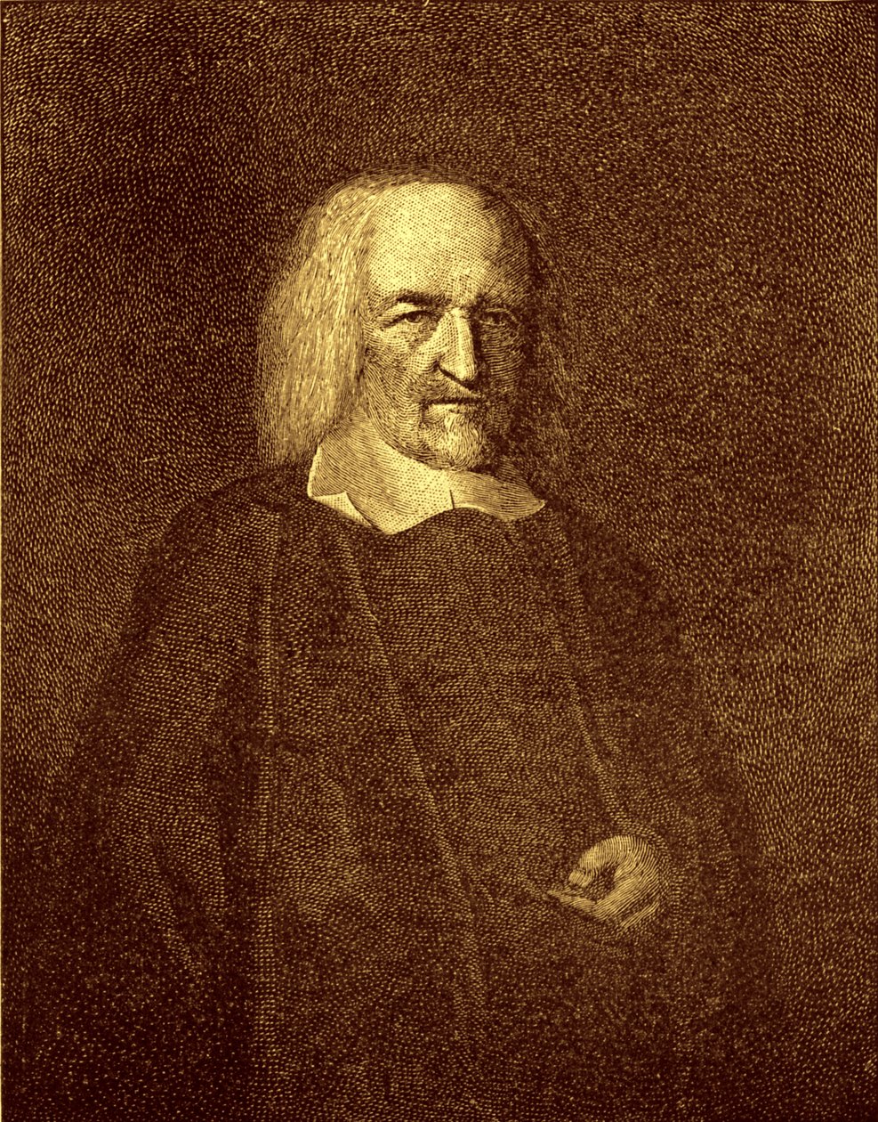 Thomas Hobbes (incisione) da Unbekannter Künstler