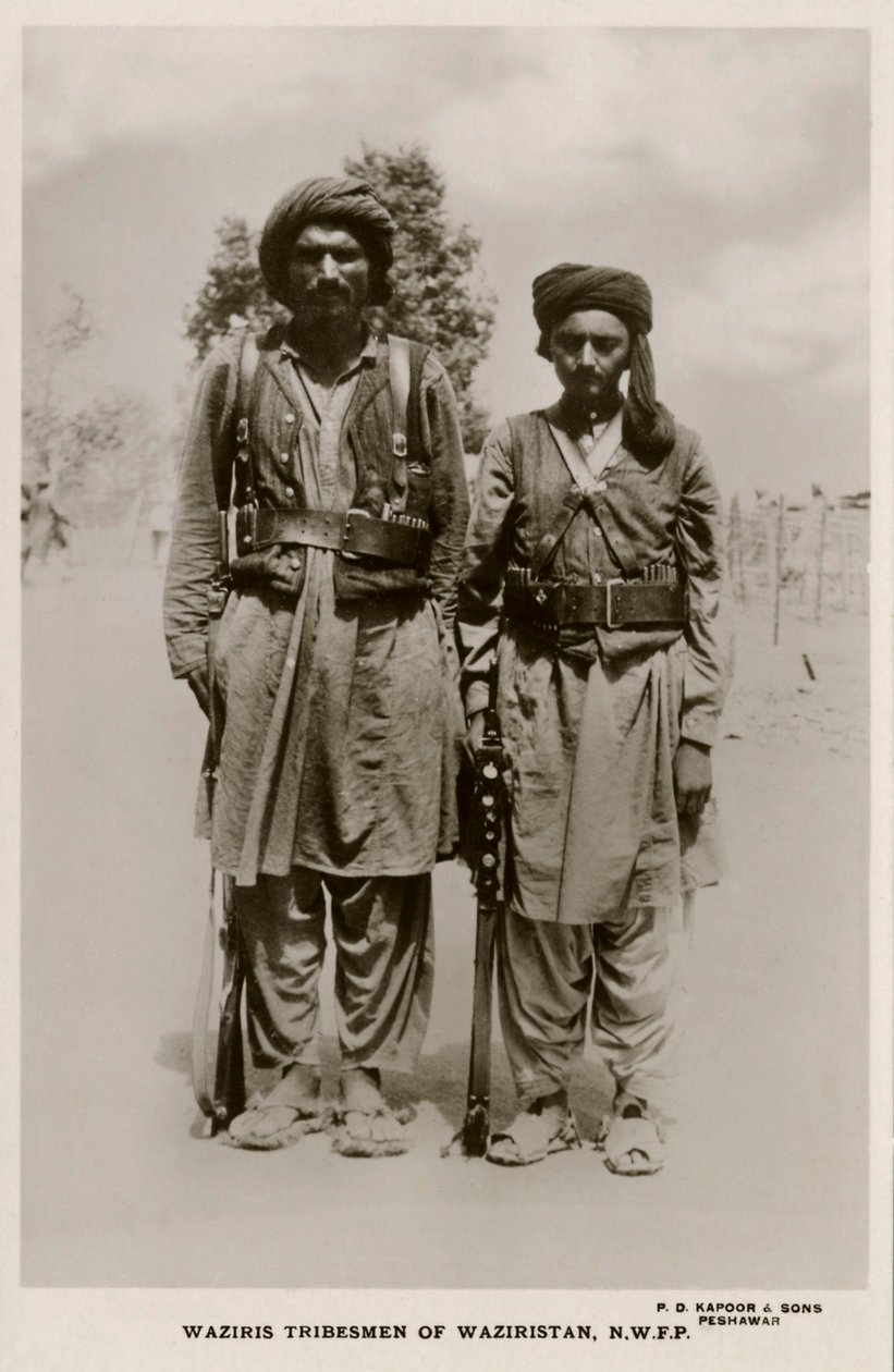 Tribù Waziris del Waziristan, N.W.F.P. da Unbekannter Künstler