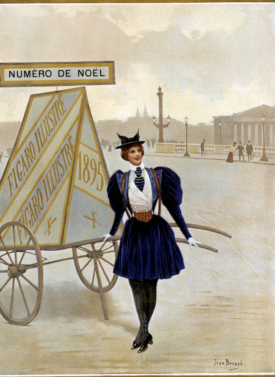 Giovane donna del XIX secolo da Unbekannter Künstler