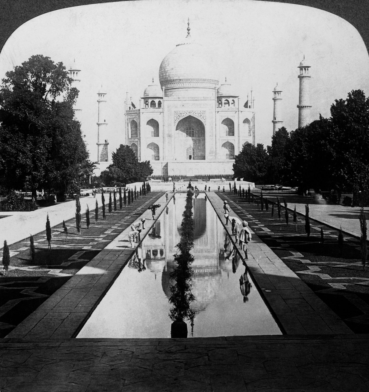 Taj Mahal, Agra, Uttar Pradesh, India da Underwood and Underwood