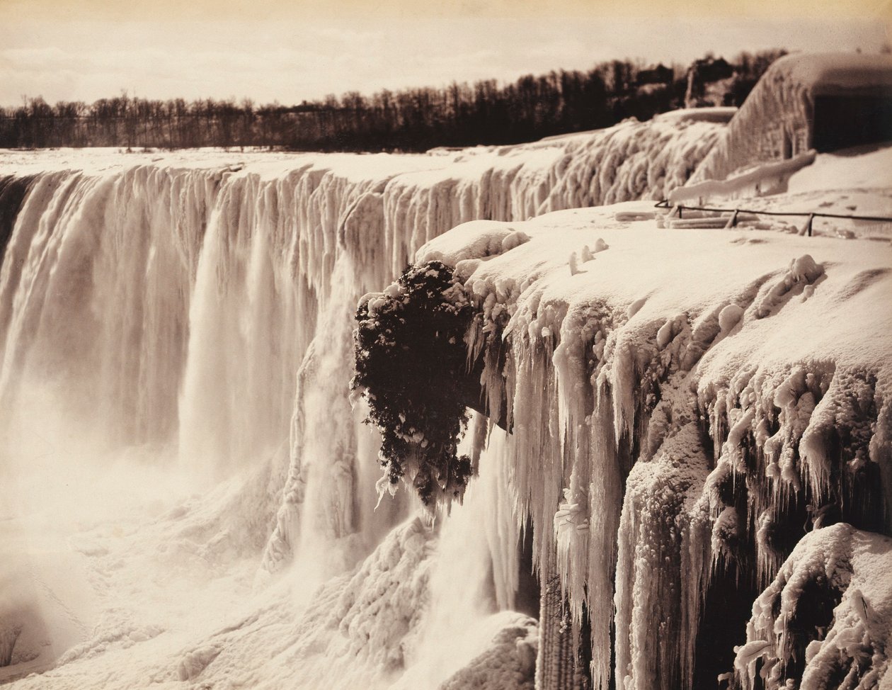 [Cascate del Niagara, congelate] da Unidentified